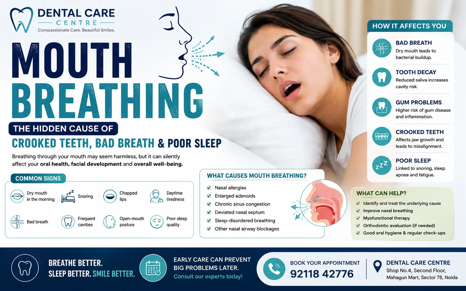 Mouth Breathing: The Hidden Cause of Crooked Teeth, Bad Breath & Poor Sleep